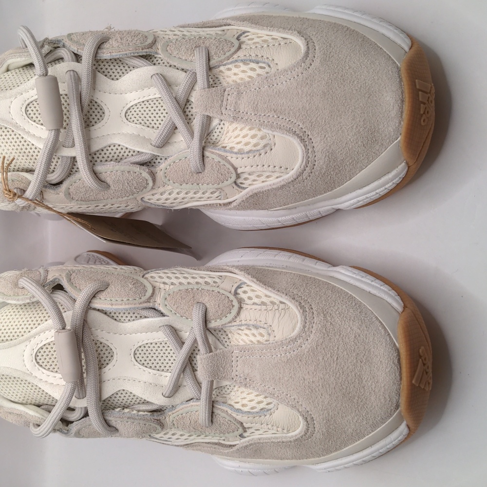 New Adidas Yeezy 500 Sneakers Stone Taupe ID1600 Sz 10 - Picture 7 of 11